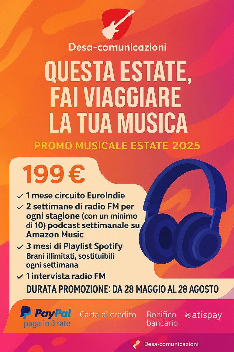 PROMOZIONE FAI DECOLLARE LA TUA MUSICA